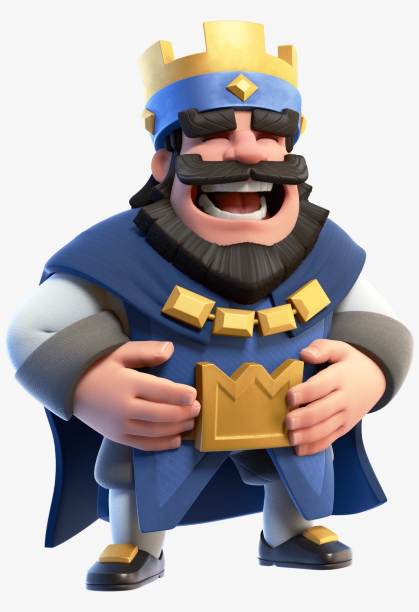 Clash Royale Laughing King - Clash Royale King Png, transparent png