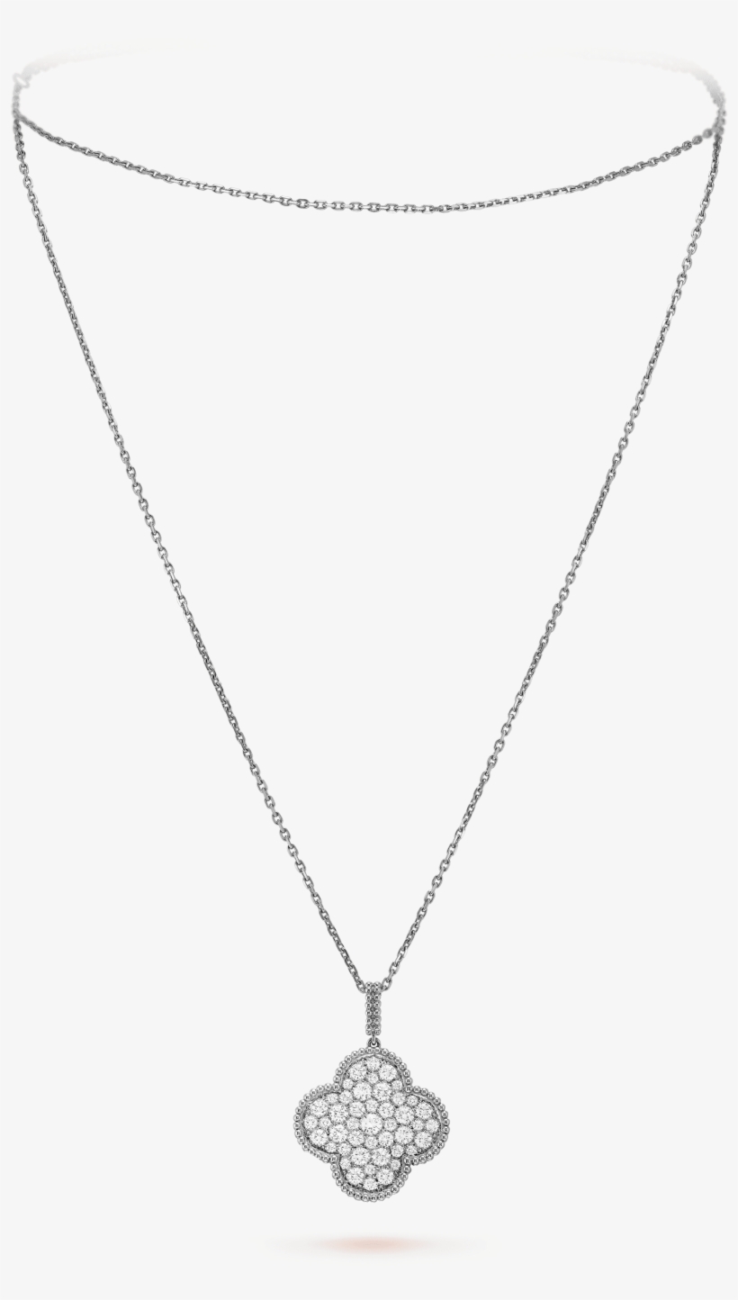 Magic Alhambra Long Necklace 1 Motif Price, transparent png