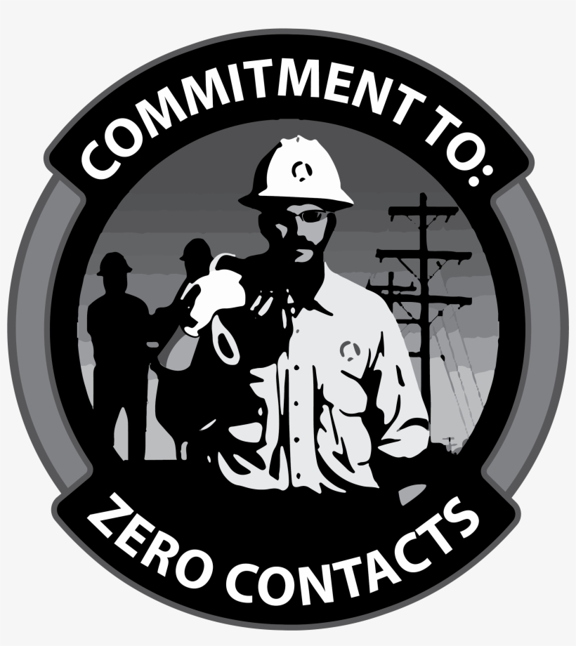 Download Grayscale Logo - Commitment To Zero Contacts, transparent png