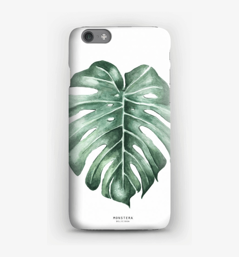 Monstera Deliciosa Case Iphone 6s - Kunstdruck Pflanzen, transparent png