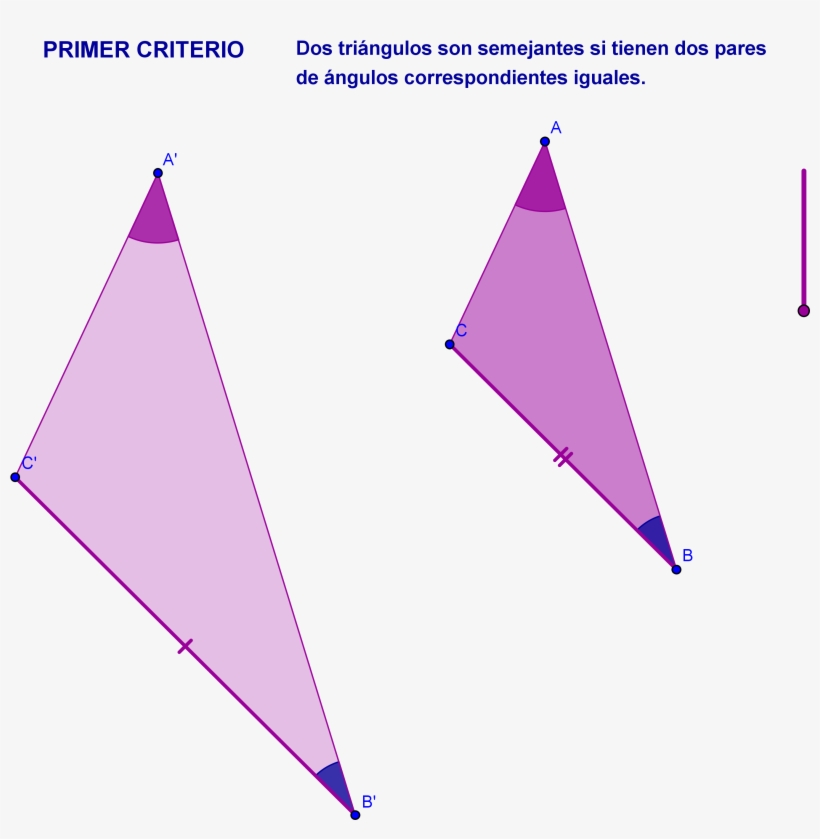 Primer Criterio De Semejanza De Triangulos, transparent png