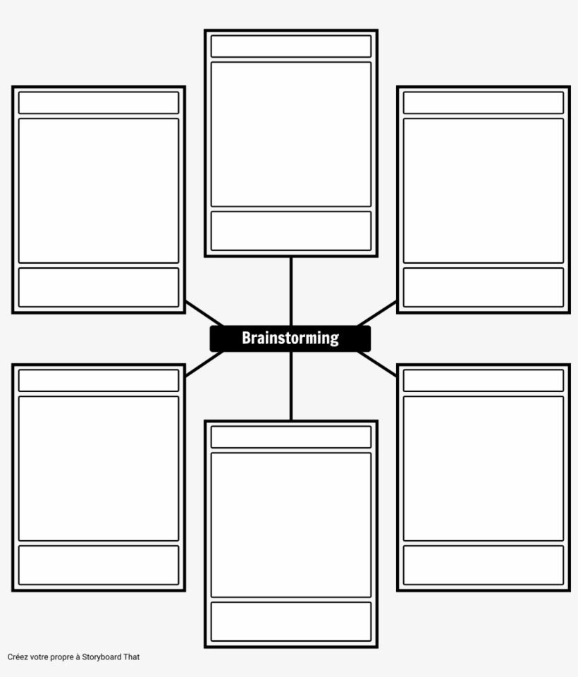 Modèle De Brainstorming - Brainstorming Vorlage, transparent png