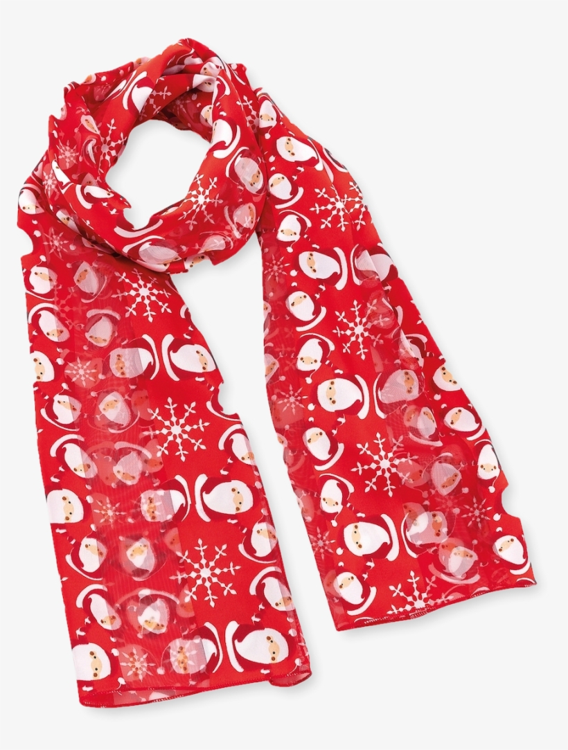 Details About Women Ladies New Christmas Festive Scarf - Scarf, transparent png