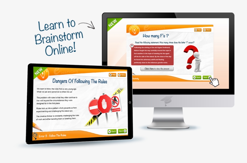 Brainstorming That Works - Online Advertising, transparent png