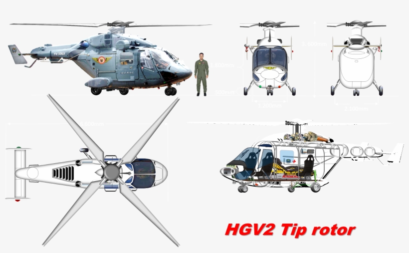 Helicóptero Hgv2 - Helicopter Rotor, transparent png