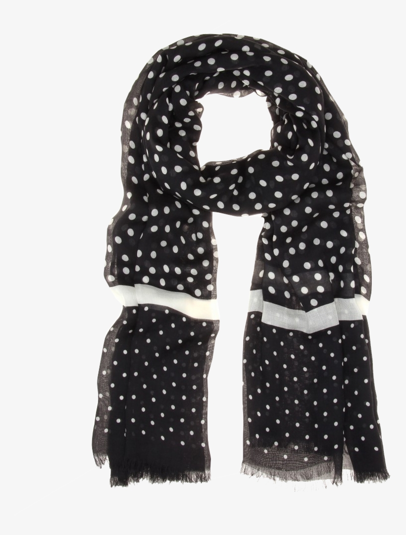 Germany Dolce Gabbana Polka Dot Print Woven Scarf Bc992 - Polka Dot, transparent png