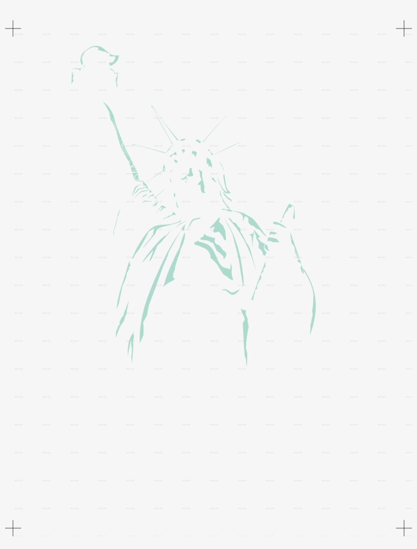 Png/lady Liberty-01 Preview Web - Sketch, transparent png