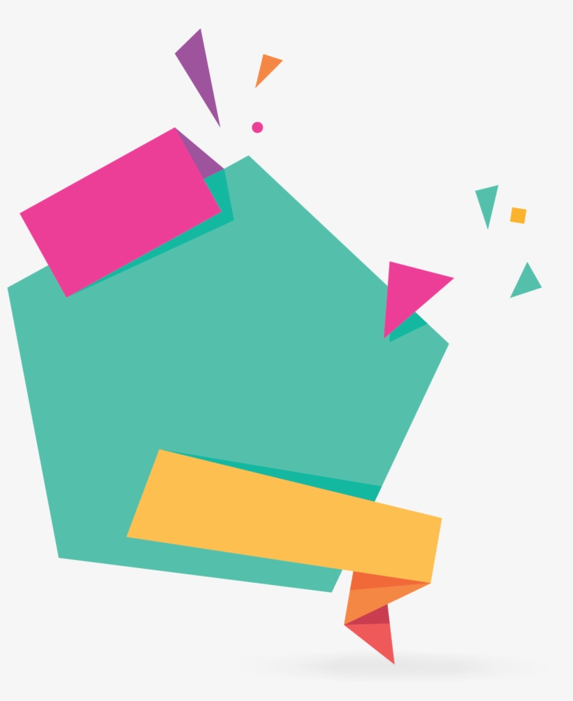 Green Discount Origami Banner, transparent png