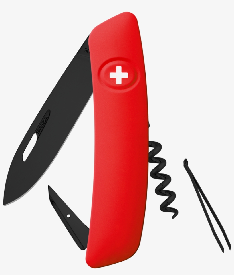 Share - Swiza All Black D03, transparent png