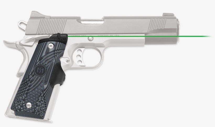 Crimson Trace Lg904g Lasergrips 1911 Full Size Green - California Legal 1911, transparent png