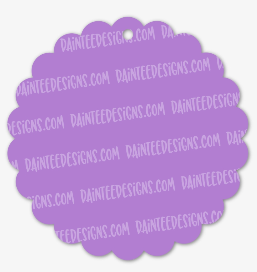 Acrylic Scalloped Circle - Construction Paper, transparent png