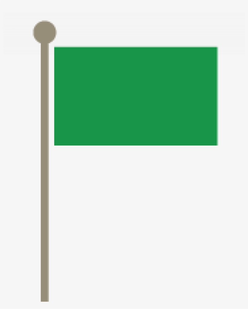 Green Flag - Sign, transparent png