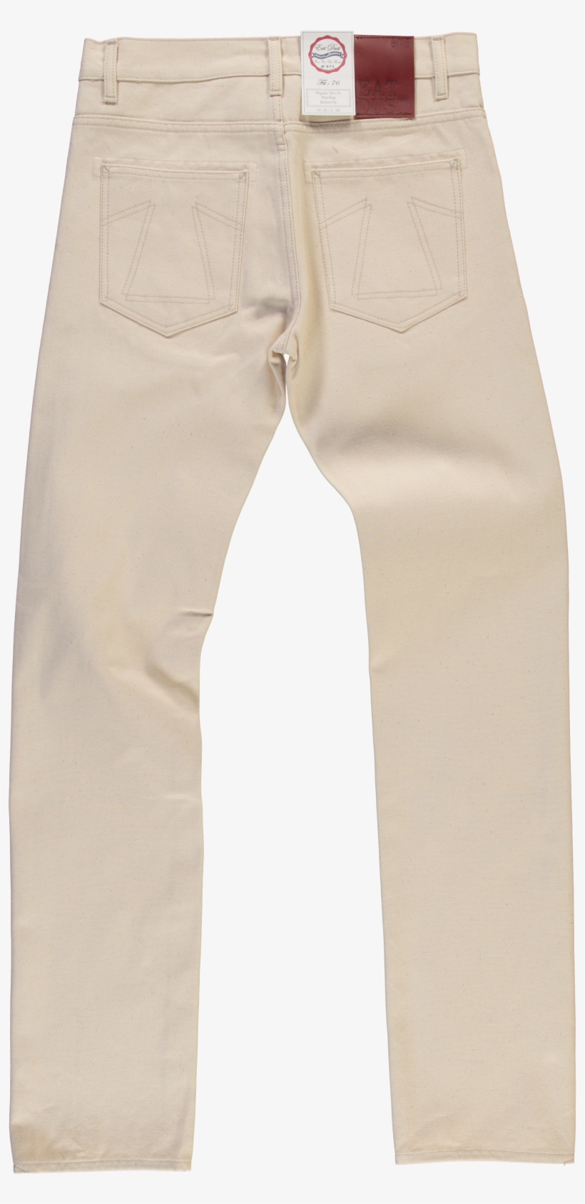 Snow 76 Bull Denim Pants, White - Pocket, transparent png