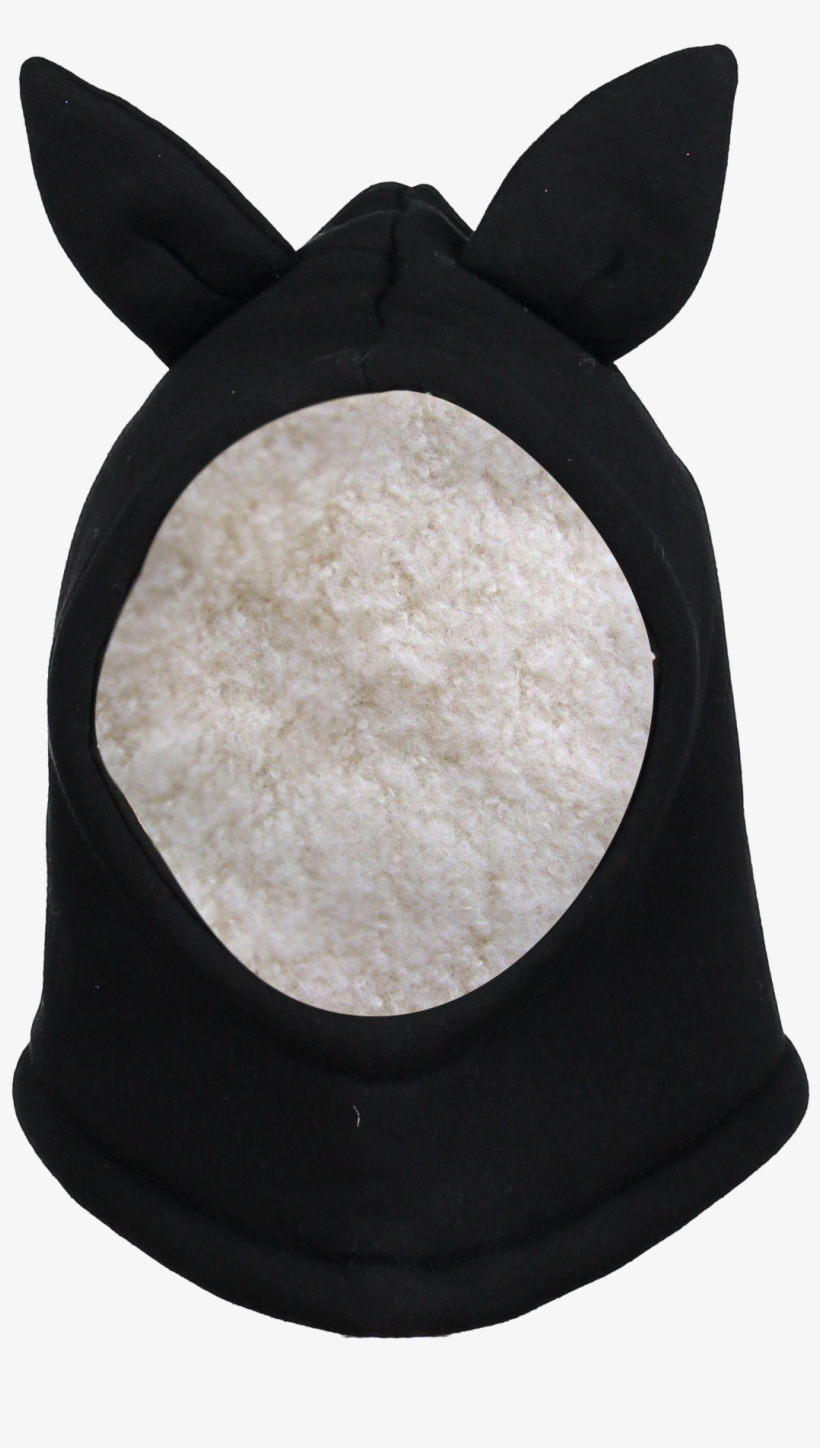 Beau Loves Baby Rabbit Balaclava With Ears Black - Backpack, transparent png