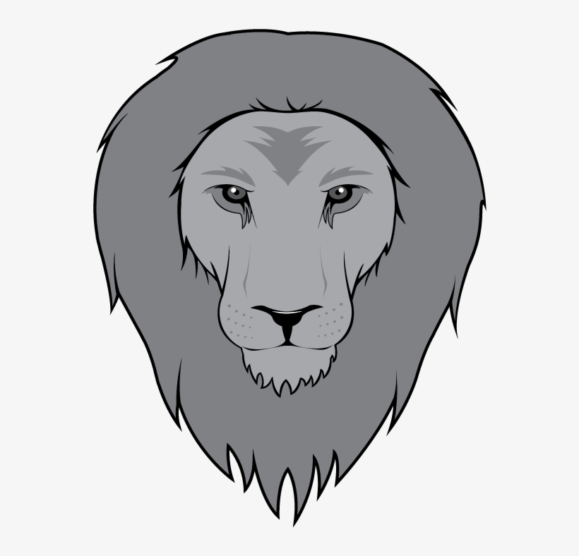 Just Created A Brand New Lion Head Logo For A Good - Illustration, transparent png