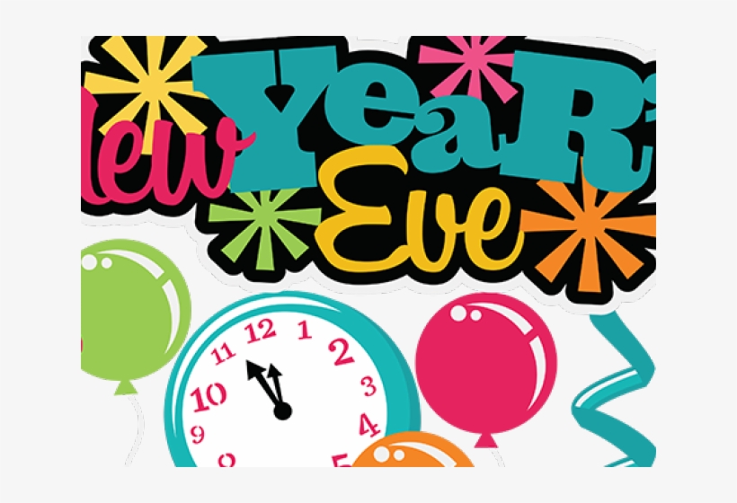 New Year Clipart Eve - New Year Eve 2019 Clip Art, transparent png