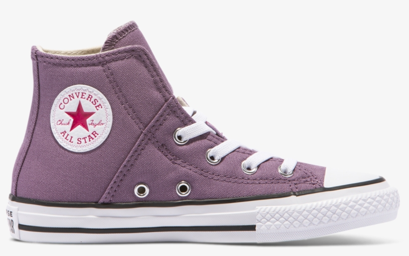 Chuck Taylor All Star Pull-zip Junior High Top Violet - Converse All Star, transparent png