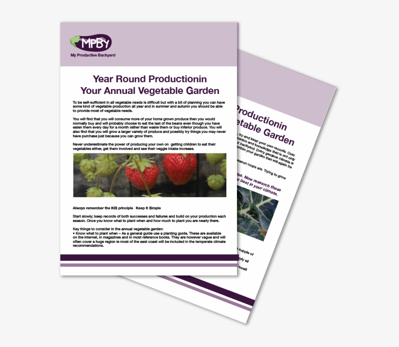 The Annual Vegetable Garden Module - Flyer, transparent png