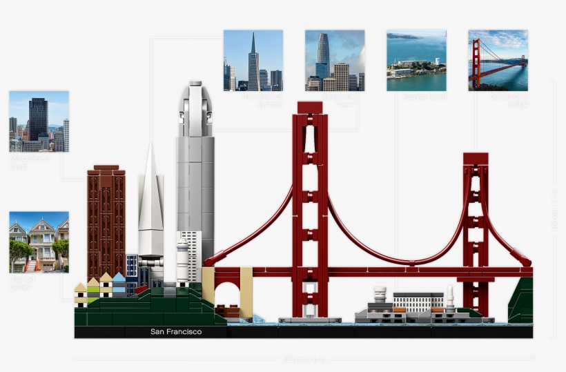 Lego Architecture San Francisco 21043, transparent png