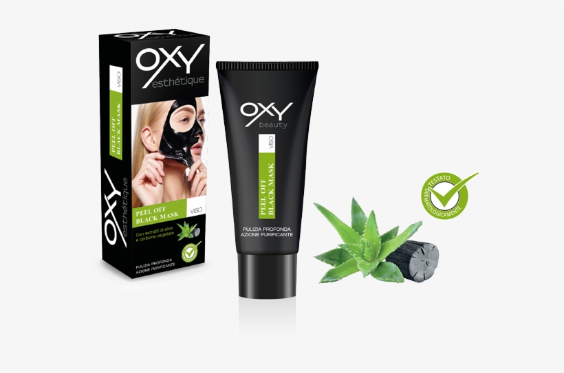 Pobm5 - Oxy Esthetique Black Mask, transparent png