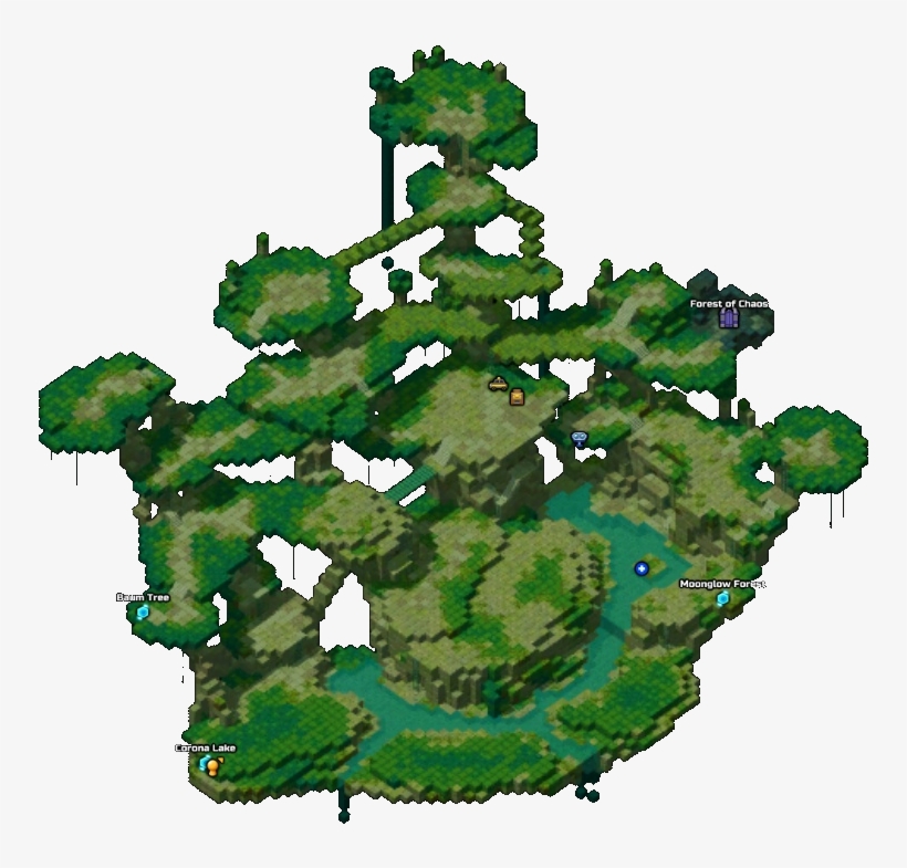 Forest Of Lost Memories - Map, transparent png