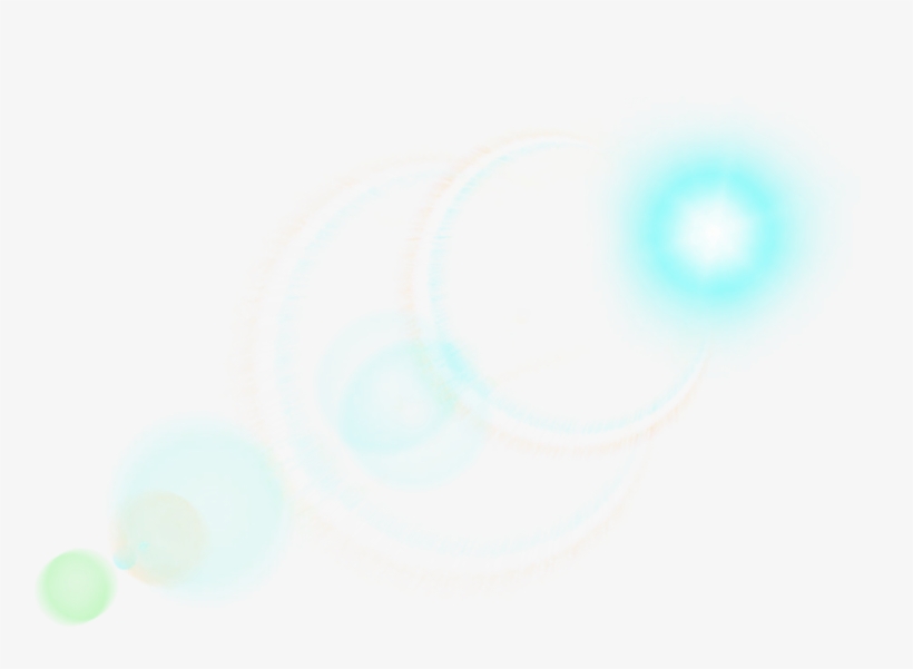 Flare Light Lightflare Blue Turquoise Green Png - Circle, transparent png
