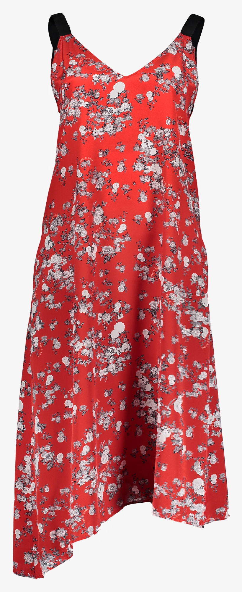 Zoe Dress Red Garden Flower - Day Dress, transparent png