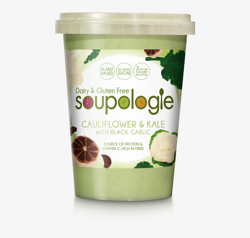 Soupologie Cauliflower Kale & Black Garlic Soup - Coffee, transparent png