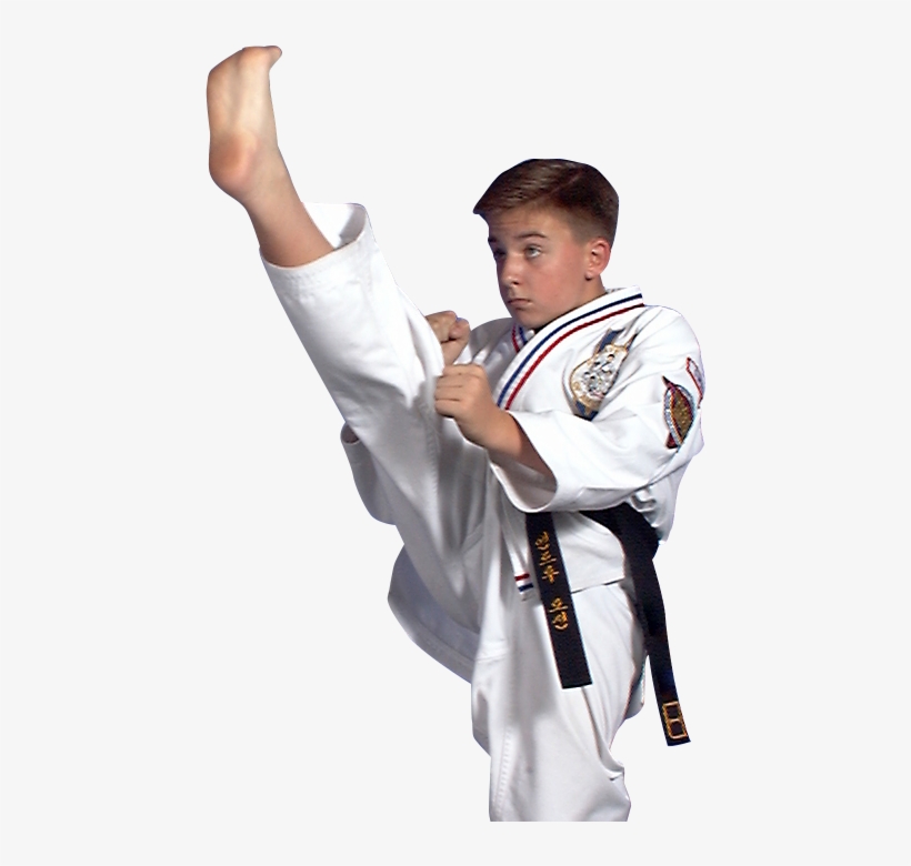 Teen Boy Karate Kicking - Boys Teenagers Martial Arts Png, transparent png