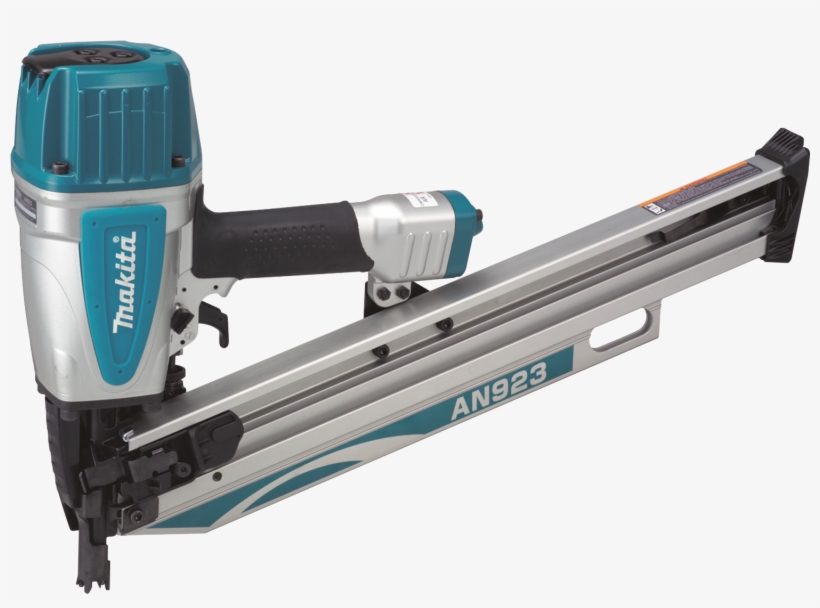 3‑1/2" Framing Nailer, 21° Full Round Head - Makita An923k, transparent png
