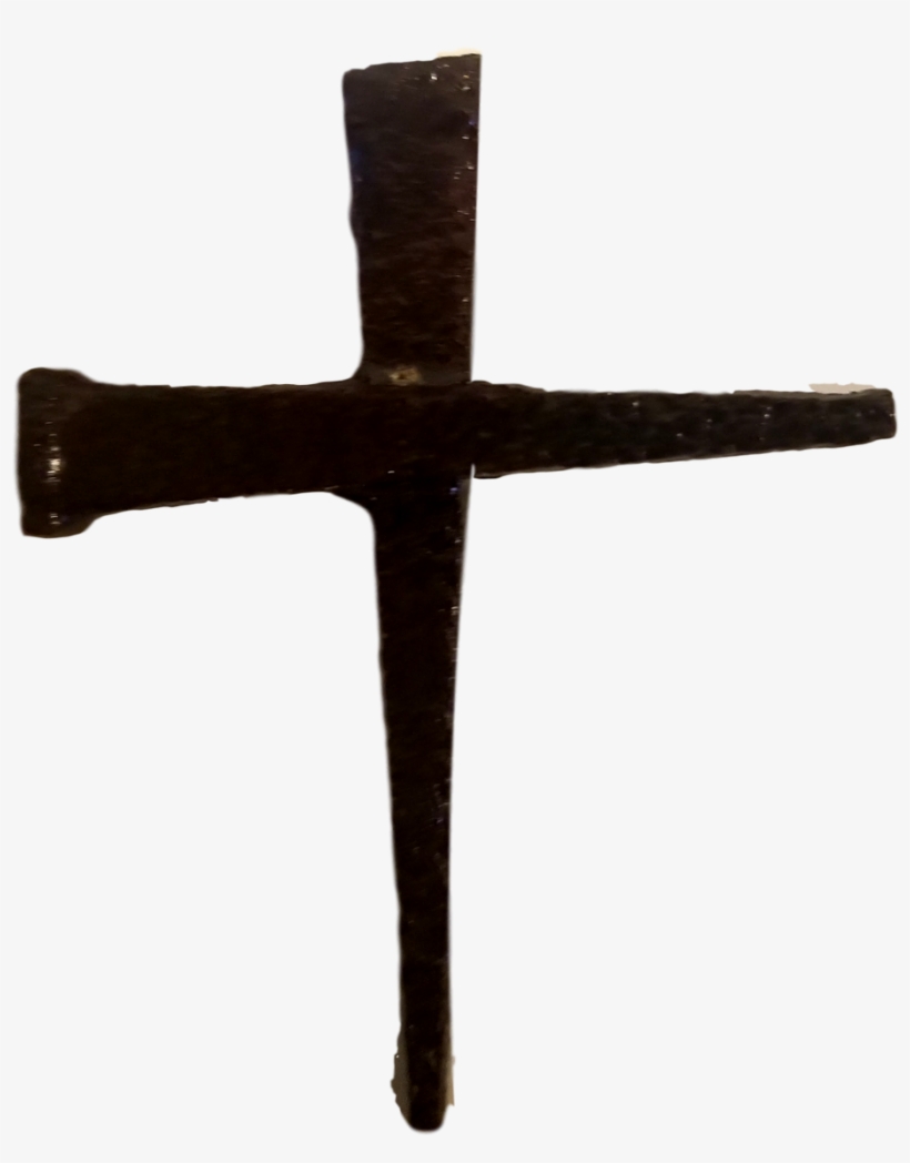 Religious Cross Small Iron Nails Wall Hanging - Cross, transparent png