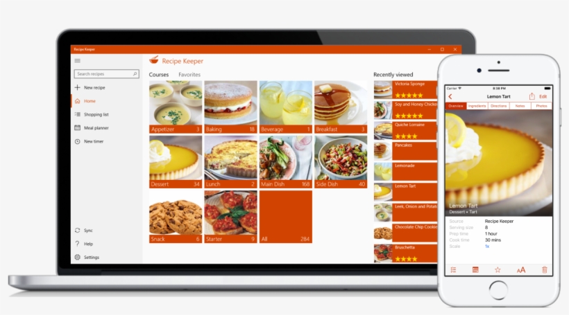 App Organize Recipes, transparent png