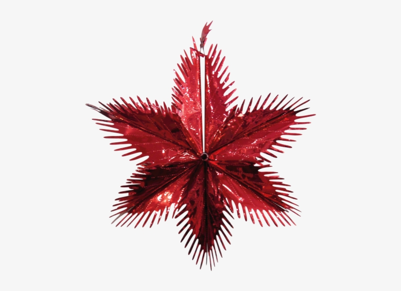 Christmas Metallic Foil Starburst 60cm - Fiocchi Di Neve Glitter, transparent png