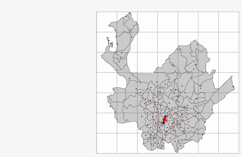 Lo Dibujan En 1/8 De Cartulina Blanca, Con La Técnica - Mapa De Antioquia En Cuadricula, transparent png