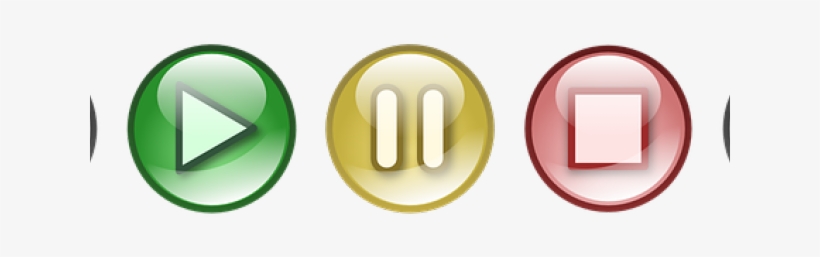 Pause Button Clipart Transparent - Circle, transparent png