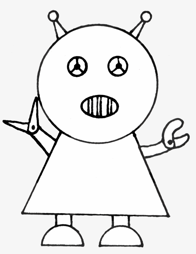 Robot, Rocket - Cartoon, transparent png