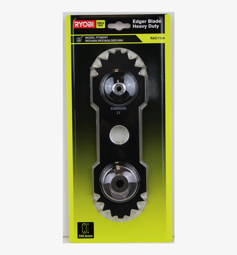 Ryobi 18 / 36v Heavy Duty Edger Blade - Lever, transparent png
