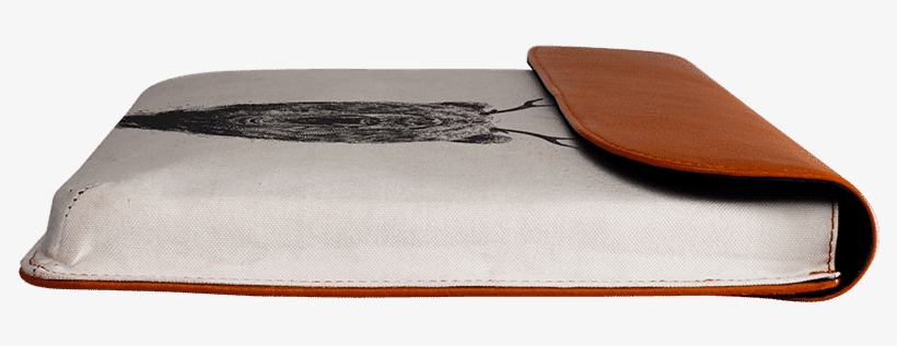 Dailyobjects Angry Bear With Antlers Real Leather Envelope - Mattress, transparent png