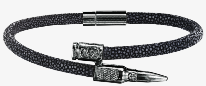 Black Stingray Bracelet With Black Bullet - Belt, transparent png