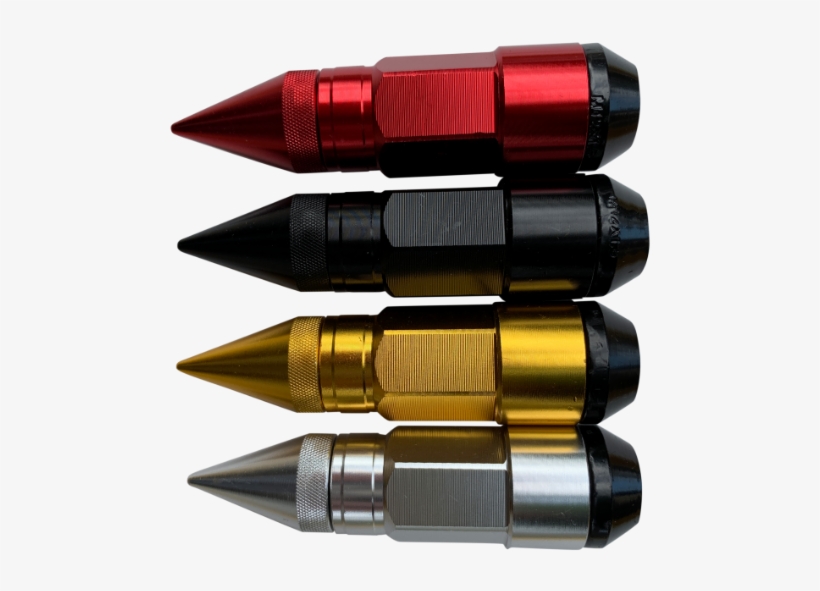 Spike Style Lug Nut Colors - Bullet, transparent png