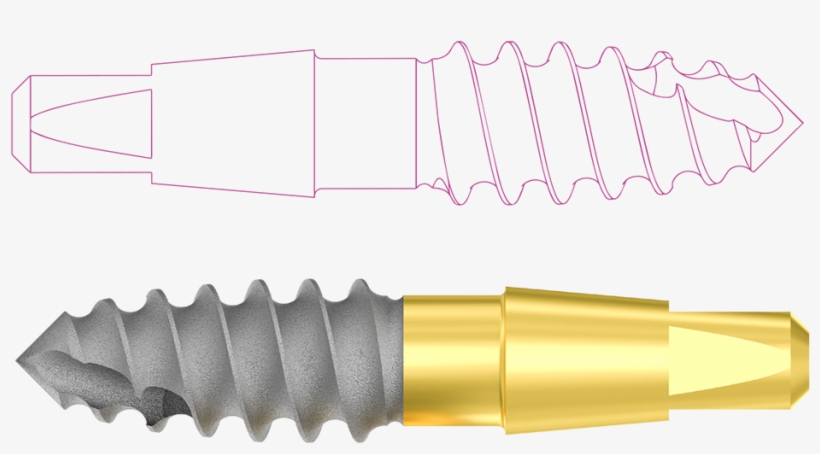 The Formal Design Of The Dentoss Implant - Bullet, transparent png