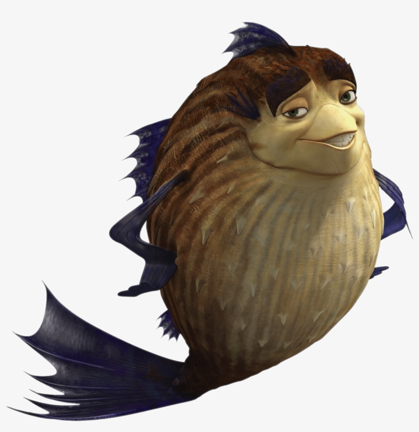 At The Movies - Shark Tale Characters, transparent png