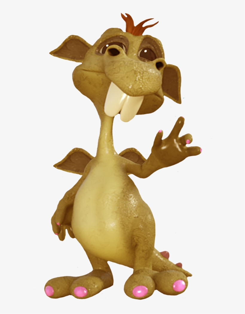 Cute Dragon Purple, Cute Waving Dragon - Animal Figure, transparent png