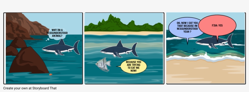 Misunderstood Shark - Fossil Fuels Formed Storyboard, transparent png