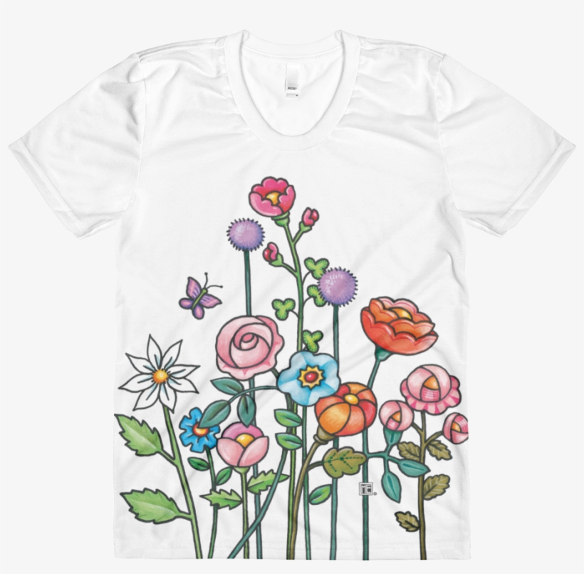 "flower Garden" T-shirt - Tulip, transparent png
