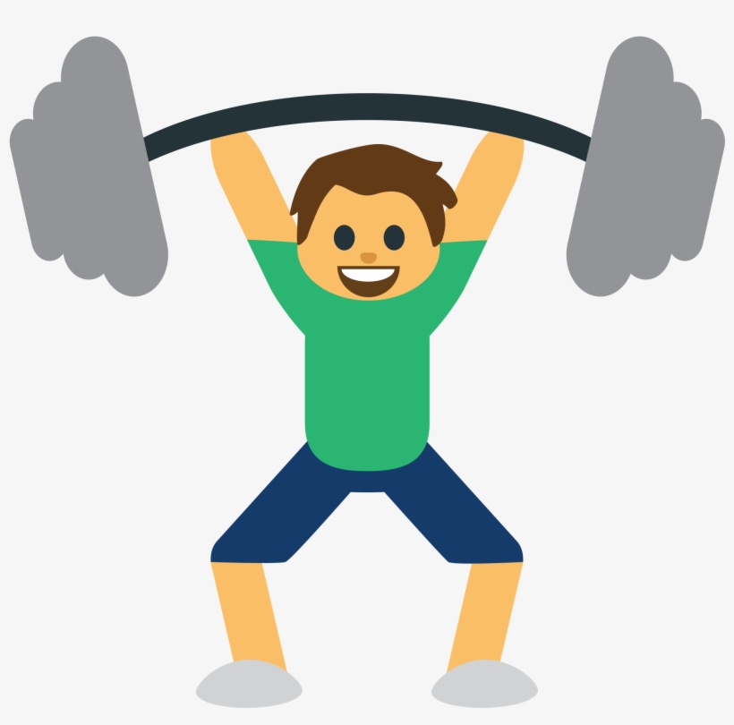 Barbell Clipart File - Cartoon, transparent png