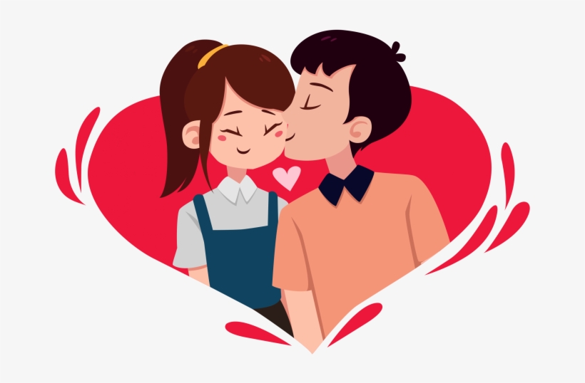 Valentine Day Couple Png, transparent png