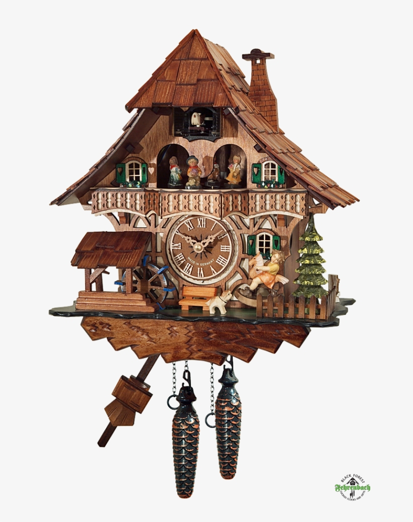 Cuckoo Clock Quartz Chalet - Cuckoo Clock 1 Day Vs 8 Day, transparent png