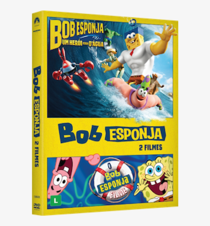 Dvd Bob Esponja - Spongebob Movie Out Of Water, transparent png