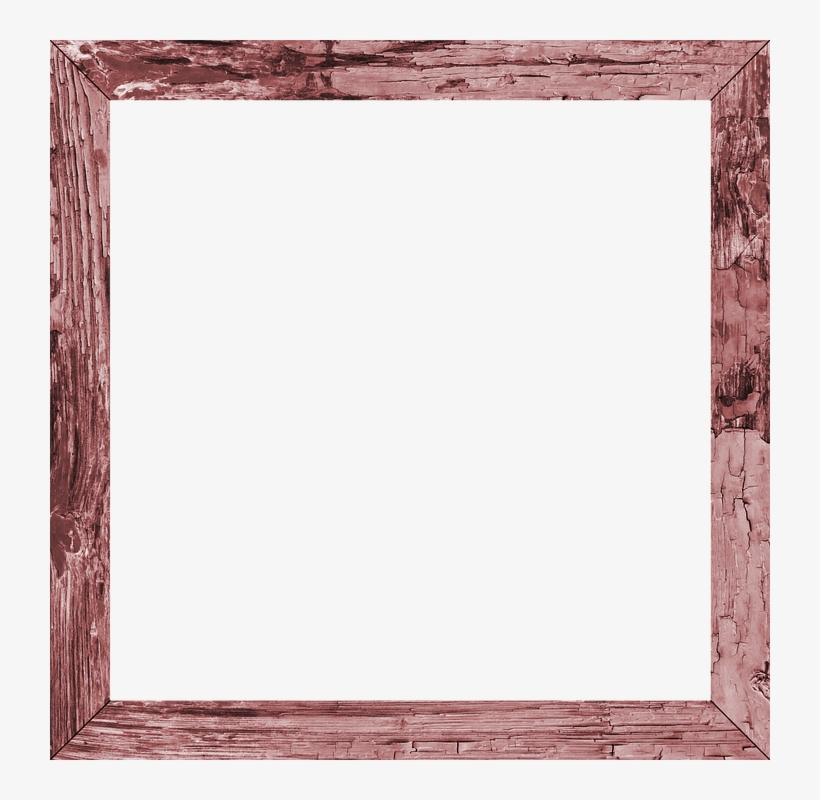 Wooden Frame, Wood, Frame, Photo, Window, Live, Grain - Recuadro De Madera Png, transparent png